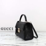 GUCCI new logo printed handbag high-end version 26x18x11.5cm - Image 8