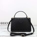 GUCCI new logo printed handbag high-end version 26x18x11.5cm - Image 4