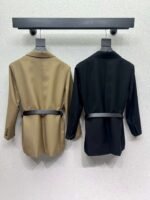 Loewe Embroidered Logo Belt Blazer Premium Outerwear - Image 8