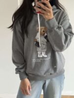 Ralph Lauren Polo autumn new sports boxing bear hooded sweatshirt - Image 2