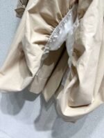 Chanel Khaki Long Trench Coat 1:1 Version High Quality Autumn and Winter Trench Coat - Image 9