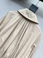 Chanel Khaki Long Trench Coat 1:1 Version High Quality Autumn and Winter Trench Coat - Image 8