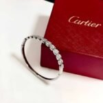 Cartier diamond bracelet high-end version V gold material - Image 16