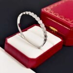 Cartier diamond bracelet high-end version V gold material - Image 14