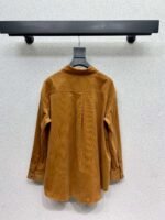 Celine corduroy shirt with loose fit design, high-quality clothing - Image 7