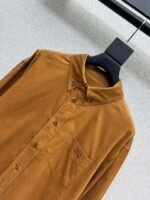 Celine corduroy shirt with loose fit design, high-quality clothing - Image 6