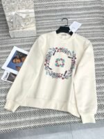 Chanel new autumn and winter logo print round neck sweatshirt high-quality clothing - Image 2