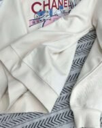 Chanel new autumn and winter logo print round neck sweatshirt high-quality clothing - Image 7