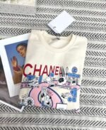 Chanel new autumn and winter logo print round neck sweatshirt high-quality clothing - Image 6