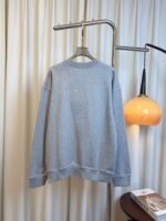 JIL SANDER Letter Printed Round Neck Sweatshirt 100% Cotton High Quality Sweatshirt - Image 13