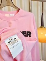 JIL SANDER Letter Printed Round Neck Sweatshirt 100% Cotton High Quality Sweatshirt - Image 9