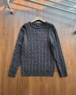 Ralph Lauren Autumn/Winter Classic Thick Knit Crewneck Sweater - Image 14