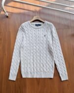 Ralph Lauren Autumn/Winter Classic Thick Knit Crewneck Sweater - Image 15