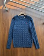 Ralph Lauren Autumn/Winter Classic Thick Knit Crewneck Sweater - Image 11