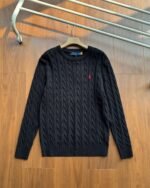 Ralph Lauren Autumn/Winter Classic Thick Knit Crewneck Sweater - Image 7