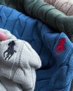 Ralph Lauren Autumn/Winter Classic Thick Knit Crewneck Sweater - Image 4