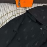 Hermès 2025 Autumn and Winter Series Hooded Double-faced Cashmere Short Jacket Double-faced Cashmere High-end Quality 1:1 - Image 7