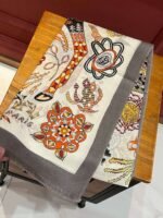 Hermès scarf luxury 100% cashmere scarf size: 100x200cm - Image 2