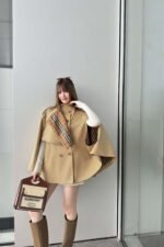 Burberry new stylish cape coat high quality version