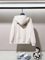 Balenciaga 420g pure cotton hooded sweatshirt with letter LOGO embroidery - Image 7