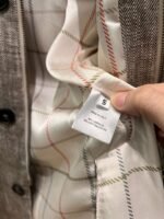 Loro Piana patchwork suede small stand collar vintage linen jacket - Image 7