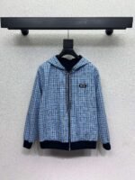 miumiu reversible hooded jacket + trousers casual suit high quality clothing - Image 12