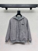 miumiu reversible hooded jacket + trousers casual suit high quality clothing - Image 8