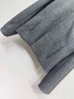 DIOR gray suit jacket with brooch high quality clothing - Image 7