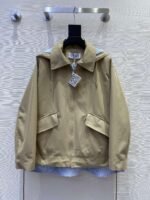 Loewe striped patchwork hooded windbreaker jacket - Image 6