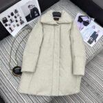 Loro Piana New style lapel wool down jacket mid-length coat lining 90% white goose down filling high-end quality - Image 3