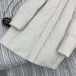 Loro Piana New style lapel wool down jacket mid-length coat lining 90% white goose down filling high-end quality - Image 6