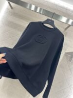 GUCCI Crew neck 3D logo sweatshirt with brushed lining. High-quality sweatshirt - Image 9