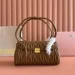 miumiu New autumn and winter baguette bag high-end version 1:1 handbag size: 28x11x15cm - Image 11