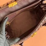 miumiu New autumn and winter baguette bag high-end version 1:1 handbag size: 28x11x15cm - Image 9