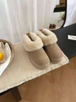 UGG winter new slip-on wool snow boots with increased height and thick sole 4.5cm - Image 2