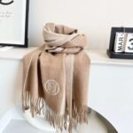 Hermès autumn and winter new cashmere scarf advanced version size 32x200cm - Image 11