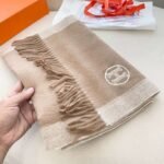 Hermès autumn and winter new cashmere scarf advanced version size 32x200cm - Image 6