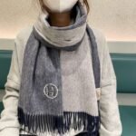 Hermès autumn and winter new cashmere scarf advanced version size 32x200cm - Image 3