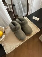 UGG winter new slip-on wool snow boots with increased height and thick sole 4.5cm - Image 4