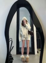 Alexander Wang knitted hoodie and shorts set - Image 8