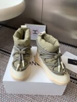 Moncler 2025 Autumn/Winter Latest Style Thick-soled Warm Lace-up Ankle Boots/Snow Boots - Image 9