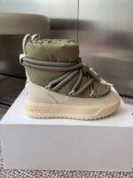 Moncler 2025 Autumn/Winter Latest Style Thick-soled Warm Lace-up Ankle Boots/Snow Boots - Image 7