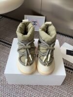 Moncler 2025 Autumn/Winter Latest Style Thick-soled Warm Lace-up Ankle Boots/Snow Boots - Image 2