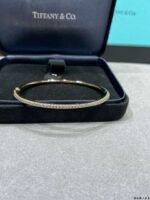 Tiffany Segmented Diamond Bangle, High-End Version 1:1 Quality - Image 9
