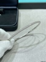Tiffany Segmented Diamond Bangle, High-End Version 1:1 Quality - Image 8
