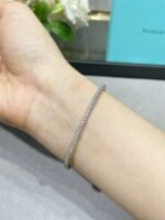 Tiffany Segmented Diamond Bangle, High-End Version 1:1 Quality - Image 7