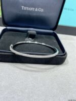 Tiffany Segmented Diamond Bangle, High-End Version 1:1 Quality - Image 6