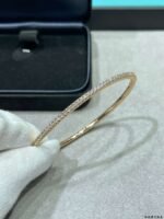 Tiffany Segmented Diamond Bangle, High-End Version 1:1 Quality - Image 5