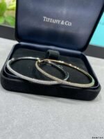 Tiffany Segmented Diamond Bangle, High-End Version 1:1 Quality - Image 4