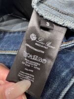 Loro Piana Fall/Winter New Arrival: Two-Button Double-Pocket Stretch Flared Jeans – Premium Quality - Image 8